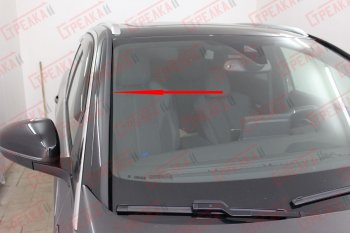 1 699 р. Водостоки (дефлектора) лобового стекла Стрелка 11  Peugeot 3008  2 (2016-2025)  с доставкой в г. Пермь. Увеличить фотографию 2