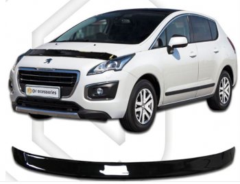 Дефлектор капота CA-Plastiс Peugeot 3008 (2013-2017) рестайлинг