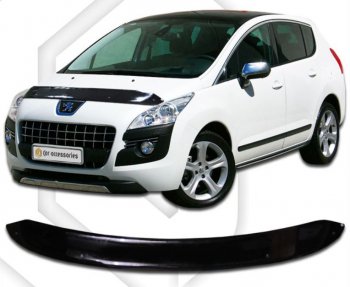 Дефлектор капота CA-Plastic Peugeot 3008 (2009-2013) дорестайлинг