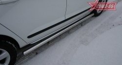 12 329 р. Защита порогов Souz-96 (d60) Peugeot 3008 рестайлинг (2013-2017)  с доставкой в г. Пермь. Увеличить фотографию 2