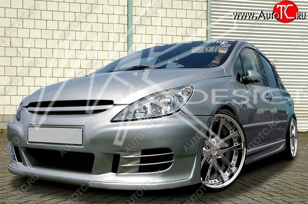 26 599 р. Передний бампер R1 Peugeot 307 универсал дорестайлинг (2001-2005)  с доставкой в г. Пермь