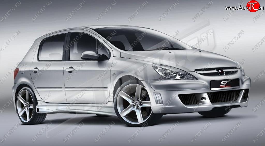26 599 р. Передний бампер ST Peugeot 307 универсал дорестайлинг (2001-2005)  с доставкой в г. Пермь