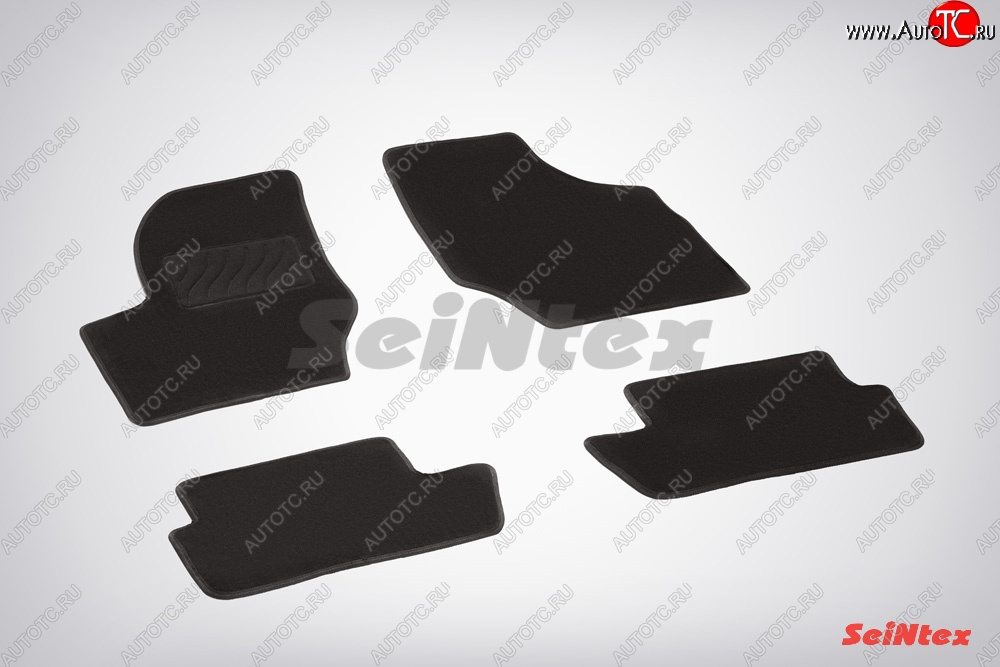 2 899 р. Износостойкие коврики в салон SeiNtex Premium LUX 4 шт. (ворсовые)  Peugeot 307 ( универсал,  хэтчбэк 3 дв.,  хэтчбэк 5 дв.) (2001-2008) дорестайлинг, рестайлинг  с доставкой в г. Пермь