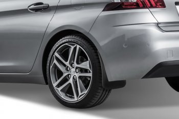4 799 р. Брызговики Frosch (optimum) Peugeot 308 T9 хэтчбек 5 дв. дорестайлинг (2013-2018) (Задние)  с доставкой в г. Пермь. Увеличить фотографию 2