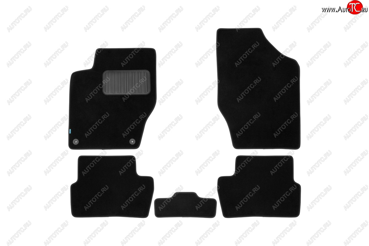 9 549 р. Коврики в салон Klever Premium (текстиль)  Peugeot 308  T7 (2007-2014) хэтчбек 5 дв. дорестайлинг, хэтчбэк 5 дв. рестайлинг (Черный)  с доставкой в г. Пермь