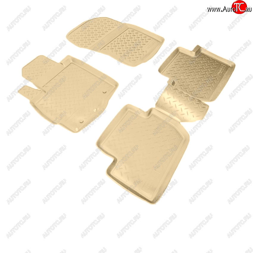 3 099 р. Коврики салона Norplast Unidec  Peugeot 4007 (2007-2012) (Цвет: бежевый)  с доставкой в г. Пермь