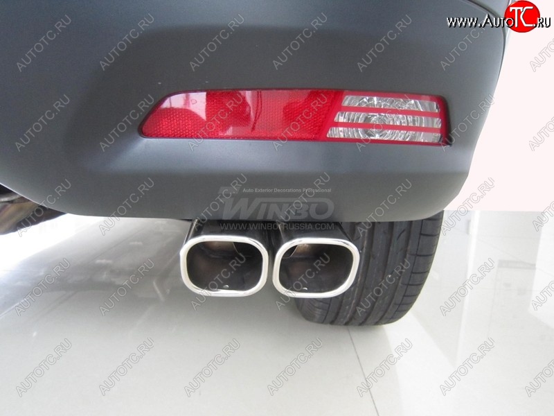 2 799 р. Насадка глушителя WINBO (двойная)  Peugeot 4008 (2012-2025)  с доставкой в г. Пермь