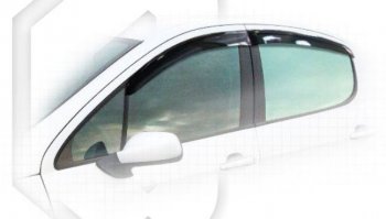 Дефлектора окон CA-Plastiс Peugeot 407  седан (2004-2010) (Classic полупрозрачный)