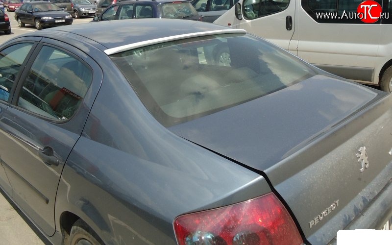 6 199 р. Козырёк на заднее лобовое стекло Sport Peugeot 407 седан (2004-2010)  с доставкой в г. Пермь