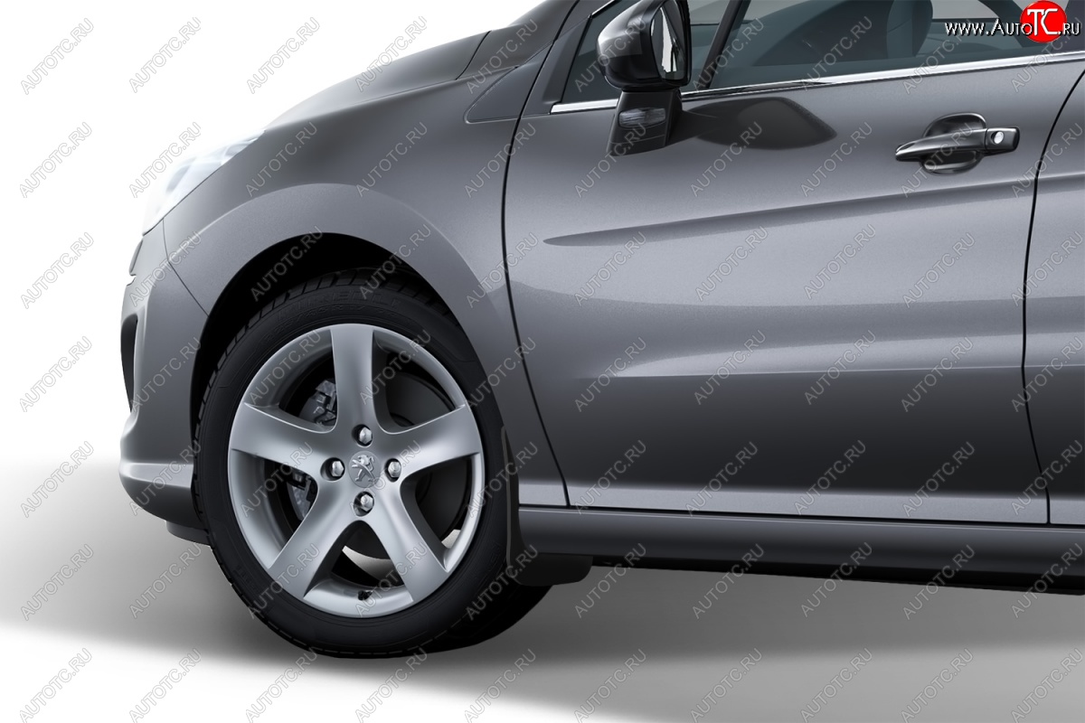4 799 р. Передние брызговики Frosch Peugeot 408  дорестайлинг (2010-2017)  с доставкой в г. Пермь