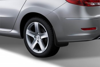 4 799 р. Задние брызговики Frosch Peugeot 408  дорестайлинг (2010-2017)  с доставкой в г. Пермь. Увеличить фотографию 2
