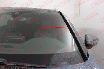 1 699 р. Водостоки (дефлектора) лобового стекла Стрелка 11  Peugeot 5008  T87 (2017-2025) дорестайлинг, рестайлинг  с доставкой в г. Пермь. Увеличить фотографию 2