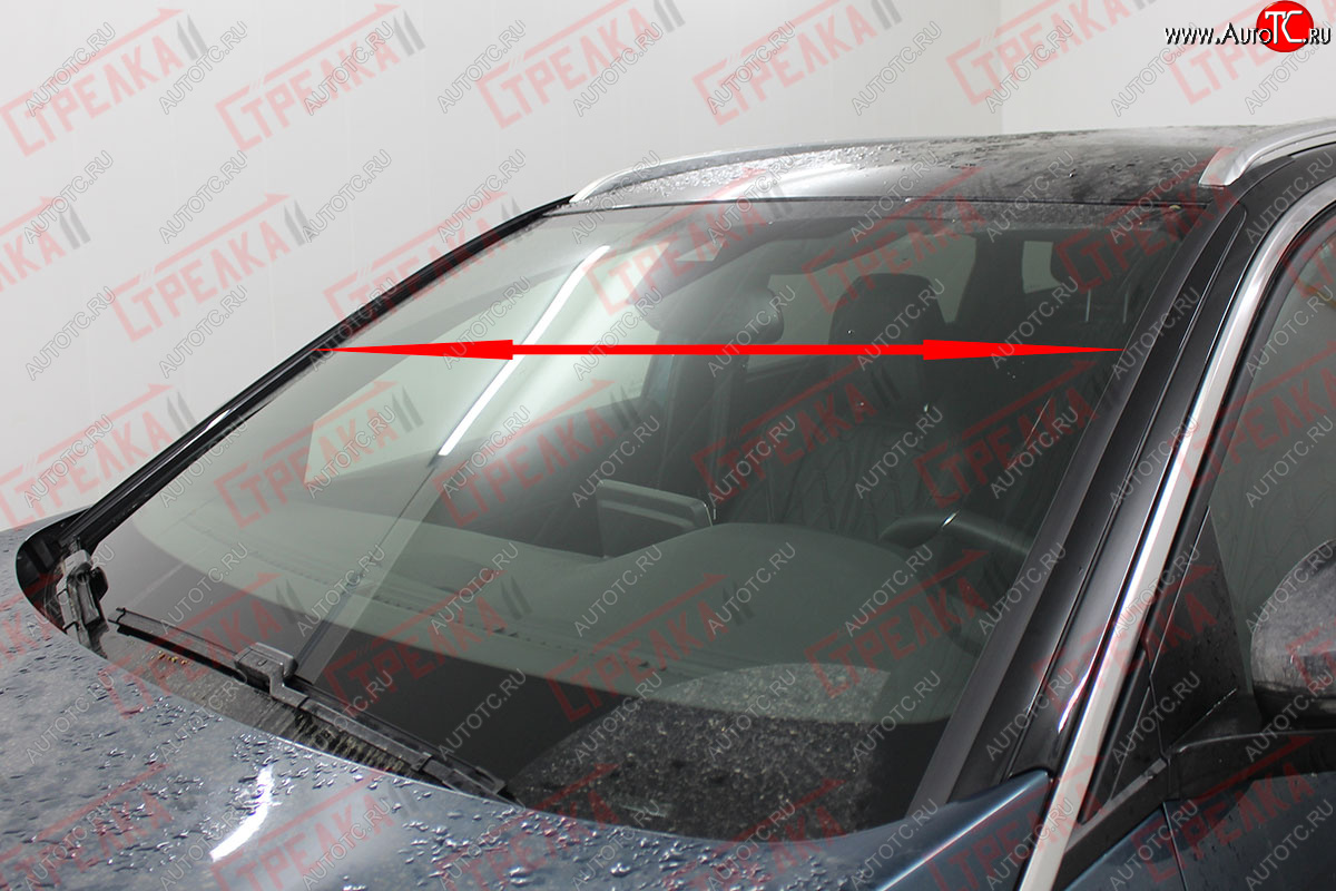 1 699 р. Водостоки (дефлектора) лобового стекла Стрелка 11  Peugeot 5008  T87 (2017-2025) дорестайлинг, рестайлинг  с доставкой в г. Пермь