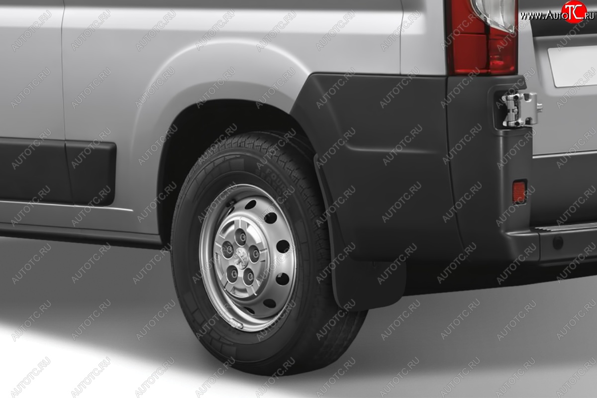 4 799 р. Брызговики Frosch Peugeot Boxer 250 (2006-2014) (Задние (без расширителей арок))  с доставкой в г. Пермь