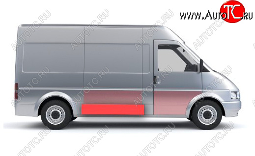 1 489 р. Правая средняя нижняя боковая панель (ремонтная) Wisentbull Peugeot Boxer 230 (1994-2002)  с доставкой в г. Пермь