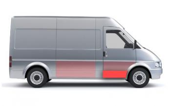 1 189 р. Панель правой двери нижняя (ремонтная) Wisentbull Fiat Ducato 230 (1994-2002)  с доставкой в г. Пермь. Увеличить фотографию 2
