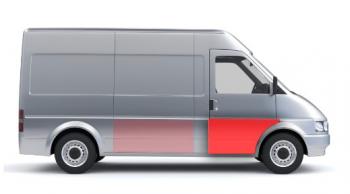 1 189 р. Панель правой двери (ремонтная) Wisentbull Peugeot Boxer 230 (1994-2002)  с доставкой в г. Пермь. Увеличить фотографию 2