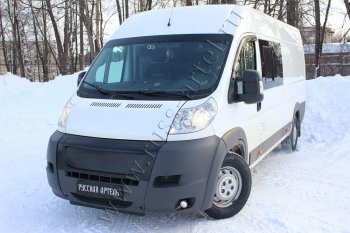 4 899 р. Решётка радиатора RA (зимний вариант, 250 кузов, заготовка) Peugeot Boxer 250 (2006-2014) (Поверхность глянец (под окраску), Неокрашенная)  с доставкой в г. Пермь. Увеличить фотографию 3