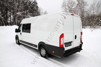 4 599 р. Металлическая защита заднего бампера RA Peugeot Boxer 250 (2006-2014)  с доставкой в г. Пермь. Увеличить фотографию 4