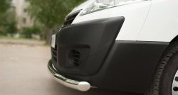 18 299 р. Одинарная защита переднего бампера из трубы диаметром 63 мм SLITKOFF Peugeot Expert G9 минивэн рестайлинг (2012-2017)  с доставкой в г. Пермь. Увеличить фотографию 3
