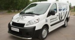 18 299 р. Одинарная защита переднего бампера из трубы диаметром 63 мм SLITKOFF Peugeot Expert G9 минивэн рестайлинг (2012-2017)  с доставкой в г. Пермь. Увеличить фотографию 4