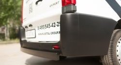 4 999 р. Одинарная защита заднего бампера из прямоугольной трубы 80x40 мм SLITKOFF  Peugeot Expert  G9 (2007-2017) минивэн дорестайлинг, цельнометаллический фургон дорестайлинг, минивэн рестайлинг, цельнометаллический фургон рестайлинг  с доставкой в г. Пермь. Увеличить фотографию 3