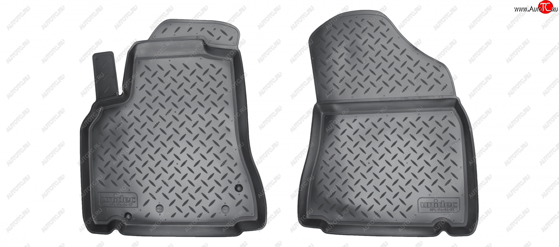 1 399 р. Коврики салона Norplast Unidec (передние) Peugeot Partner Tepee (2008-2012) (черные)  с доставкой в г. Пермь