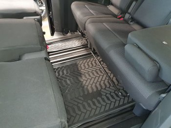 Коврики салона Aileron (3-ий ряд, 2шт.) Peugeot Traveller  K0 L2 (2016-2024) дорестайлинг