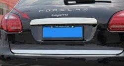 14 399 р. Накладка на крышку багажника СТ Porsche Cayenne 958 (2010-2014)  с доставкой в г. Пермь. Увеличить фотографию 2
