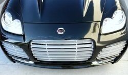 2 999 р. Реснички на фары CT Porsche Cayenne 958 (2010-2014) (Неокрашенные)  с доставкой в г. Пермь. Увеличить фотографию 3