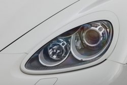 2 749 р. Реснички на фары TECHART Porsche Cayenne 958 (2010-2014) (Неокрашенные)  с доставкой в г. Пермь. Увеличить фотографию 2