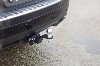 18 069 р. Фаркоп Petroil Tuning (съемный квадрат) Porsche Cayenne 958 (2010-2014) (PCA-02-991122.00)  с доставкой в г. Пермь. Увеличить фотографию 2