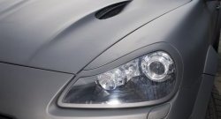 2 299 р. Реснички на фары JE Design  Porsche Cayenne  957 (2007-2010) (Неокрашенные)  с доставкой в г. Пермь. Увеличить фотографию 2