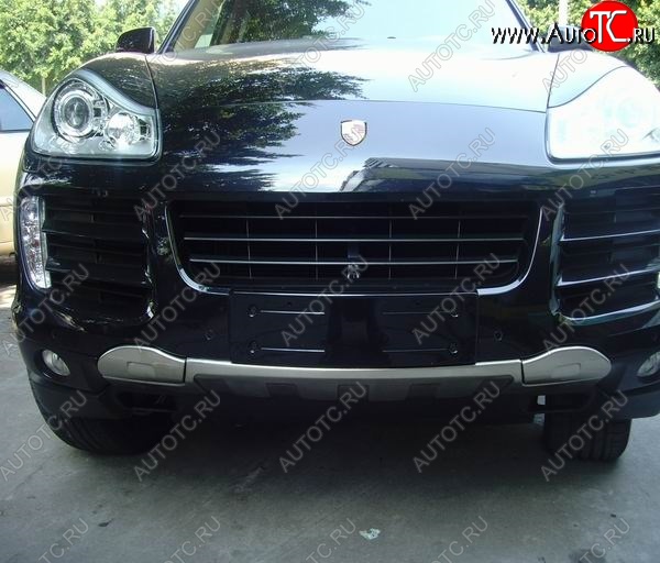 19 049 р. Накладка на передний бампер OEM Porsche Cayenne 957 (2007-2010) (Неокрашенная)  с доставкой в г. Пермь