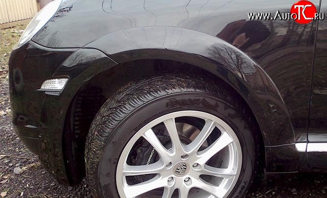 24 549 р. Комплект накладок на колёсные арки Je Design Porsche Cayenne 957 (2007-2010) (Неокрашенные)  с доставкой в г. Пермь