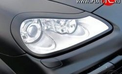 2 299 р. Реснички на фары JE Design  Porsche Cayenne  957 (2007-2010) (Неокрашенные)  с доставкой в г. Пермь. Увеличить фотографию 4