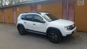 4 069 р. Накладки на двери Petroil Tuning  Renault Duster  HS (2010-2015) дорестайлинг (Тисненый пластик)  с доставкой в г. Пермь. Увеличить фотографию 5