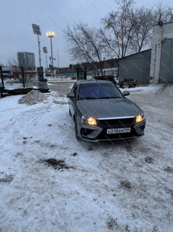 10 349 р. Бампер передний Razor Лада Приора 2170 седан дорестайлинг (2007-2014) (Неокрашенный)  с доставкой в г. Пермь. Увеличить фотографию 7