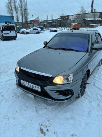 10 349 р. Бампер передний Razor Лада Приора 2170 седан дорестайлинг (2007-2014) (Неокрашенный)  с доставкой в г. Пермь. Увеличить фотографию 6