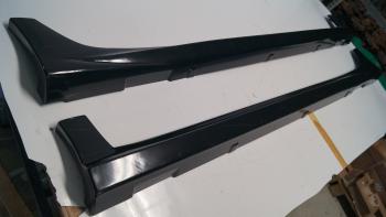 4 949 р. Пороги накладки Mugen Honda Accord 8 CU седан дорестайлинг (2008-2011) (Неокрашенные)  с доставкой в г. Пермь. Увеличить фотографию 12