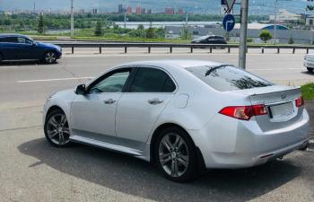 4 949 р. Пороги накладки Mugen Honda Accord 8 CU седан дорестайлинг (2008-2011) (Неокрашенные)  с доставкой в г. Пермь. Увеличить фотографию 8