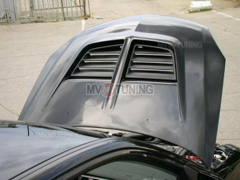31 999 р. Пластиковый капот Evo Mitsubishi Lancer 9 CS универсал 1-ый рестайлинг (2003-2005) (Неокрашенный)  с доставкой в г. Пермь. Увеличить фотографию 5
