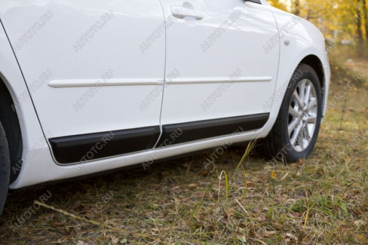 959 р. Молдинг двери RA (задний левый) Mazda 3/Axela BK дорестайлинг седан (2003-2006) (Поверхность глянец (под окраску), Неокрашенные)  с доставкой в г. Пермь