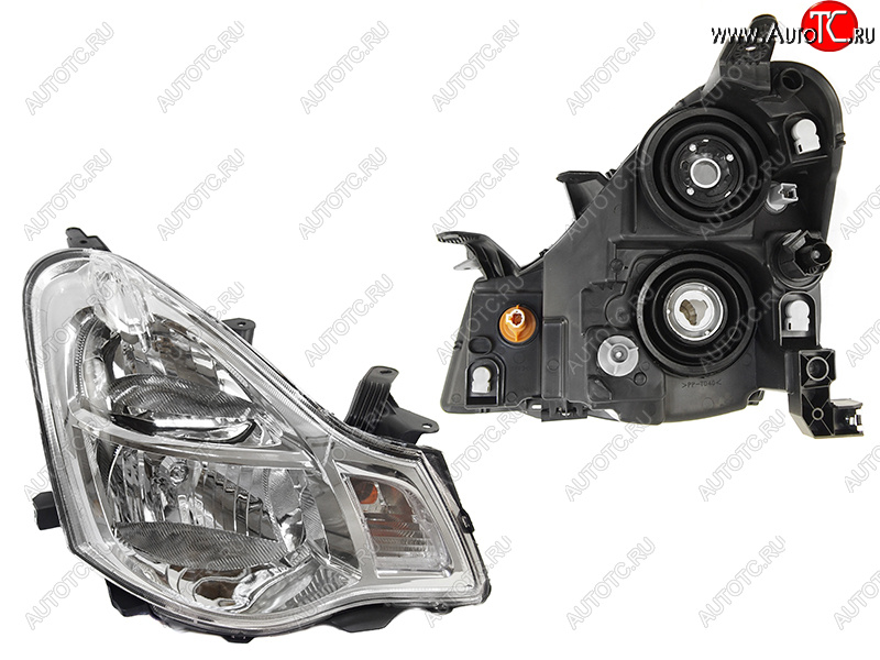 5 949 р. Правая фара передняя SAT Nissan Almera G15 седан (2012-2019)  с доставкой в г. Пермь