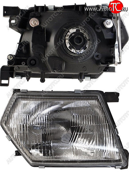 4 199 р. Правая фара передняя SAT (евросвет) Nissan Patrol 5 Y61 дорестайлинг (1997-2001)  с доставкой в г. Пермь