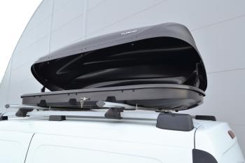 23 199 р. Автобокс PT GROUP (410л., 177х81х46, двустороннее открывание) Turino 1 черный   (Черный)  с доставкой в г. Пермь. Увеличить фотографию 2
