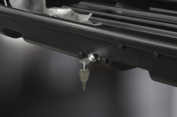 28 499 р. Автобокс PT GROUP (510л., 210х45х81, двустороннее открывание) Turino Sport белый   (Белый)  с доставкой в г. Пермь. Увеличить фотографию 5