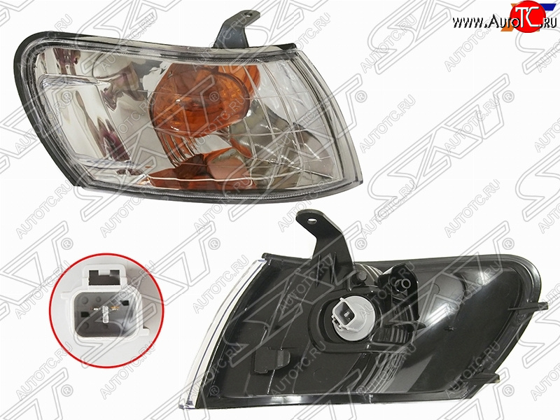 759 р. Правый указатель поворота передний (хрусталь) (13-51) SAT Toyota Corolla E100 седан (1991-2002)  с доставкой в г. Пермь