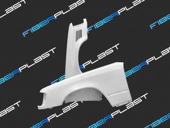 12 989 р. Переднее левое крыло (стеклопластик) Fiberplast  Mercedes-Benz E-Class ( W124,  S124) (1984-1996) седан дорестайлинг, универсал рестайлинг (без жабер)  с доставкой в г. Пермь. Увеличить фотографию 2