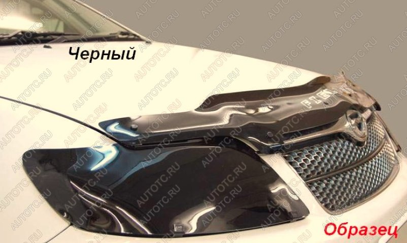 2 079 р. Защита фар CA-Plastic Toyota Land Cruiser Prado J120 (2002-2009) (серия Classic черный)  с доставкой в г. Пермь
